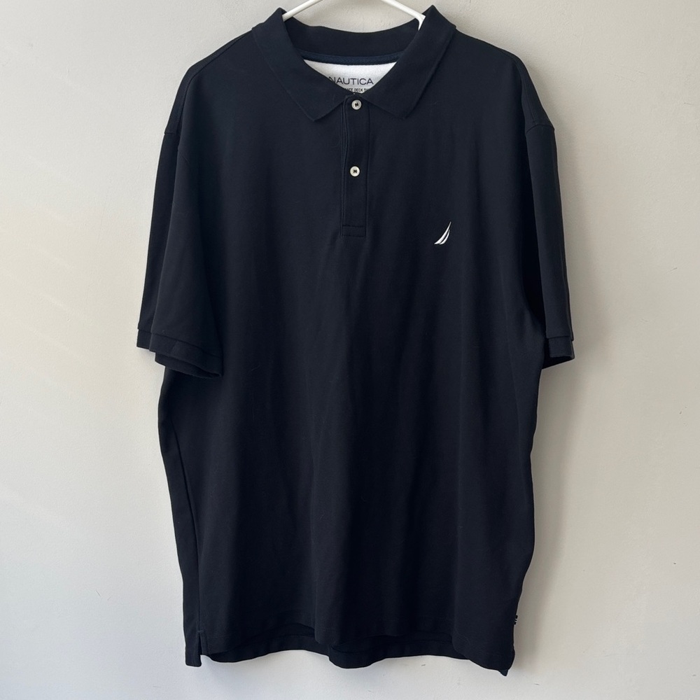 Nautica Men's Golf Polo in Classic Black